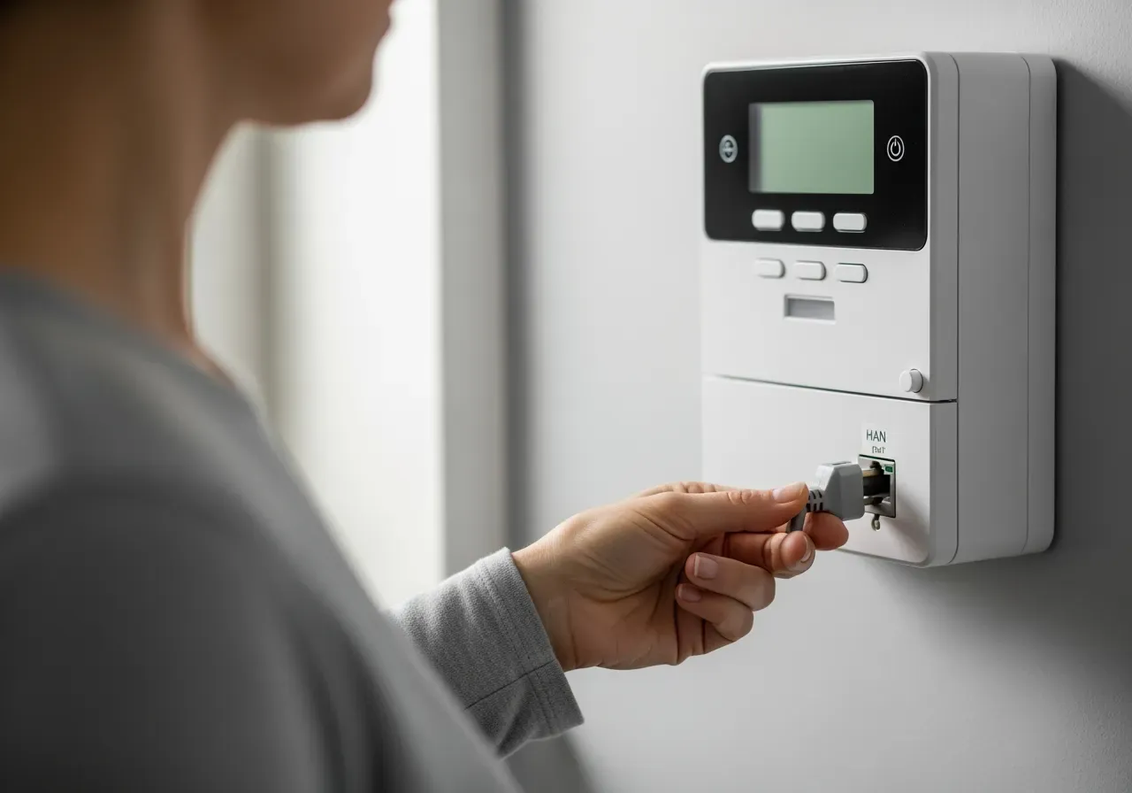 Aktivera HAN-port på elmätare