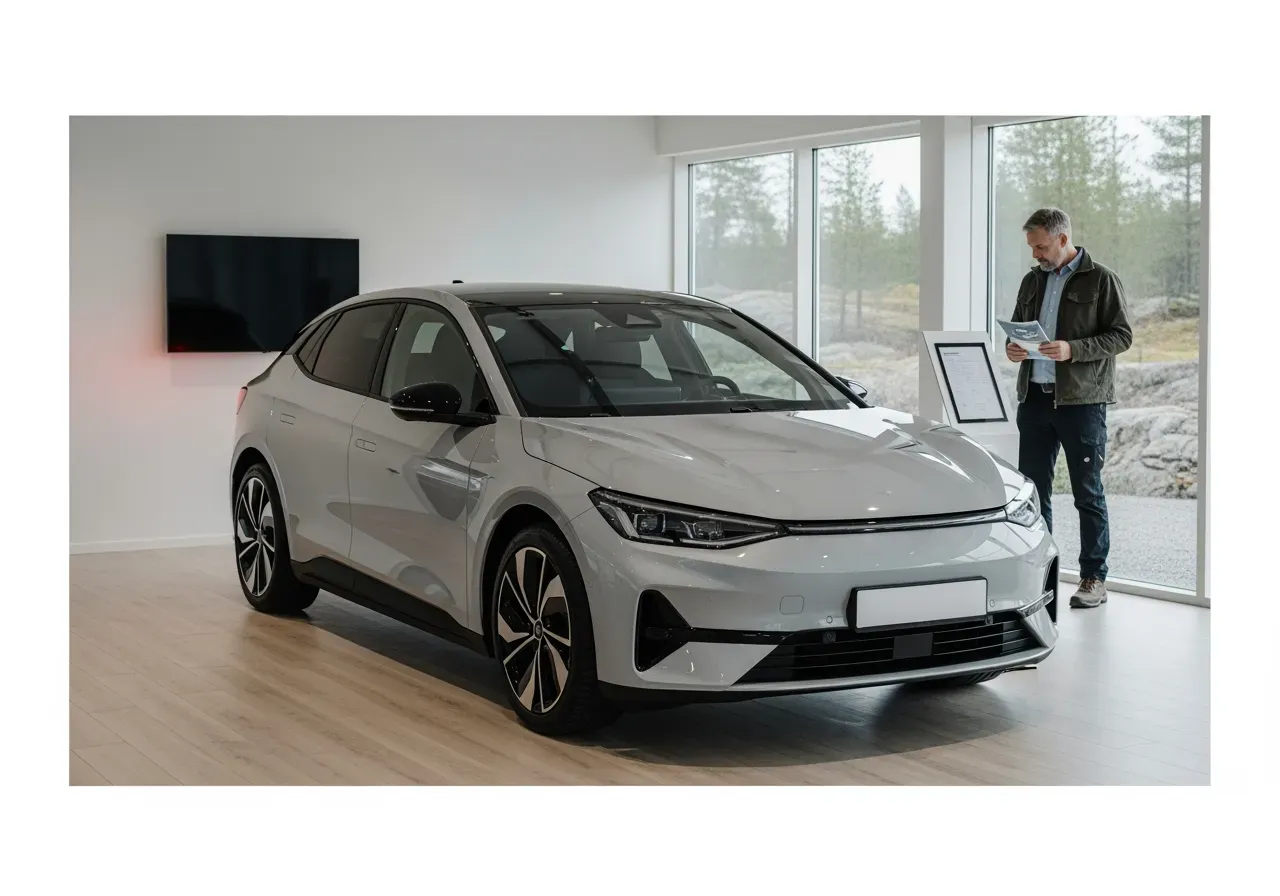 Fynda elbil på kampanj