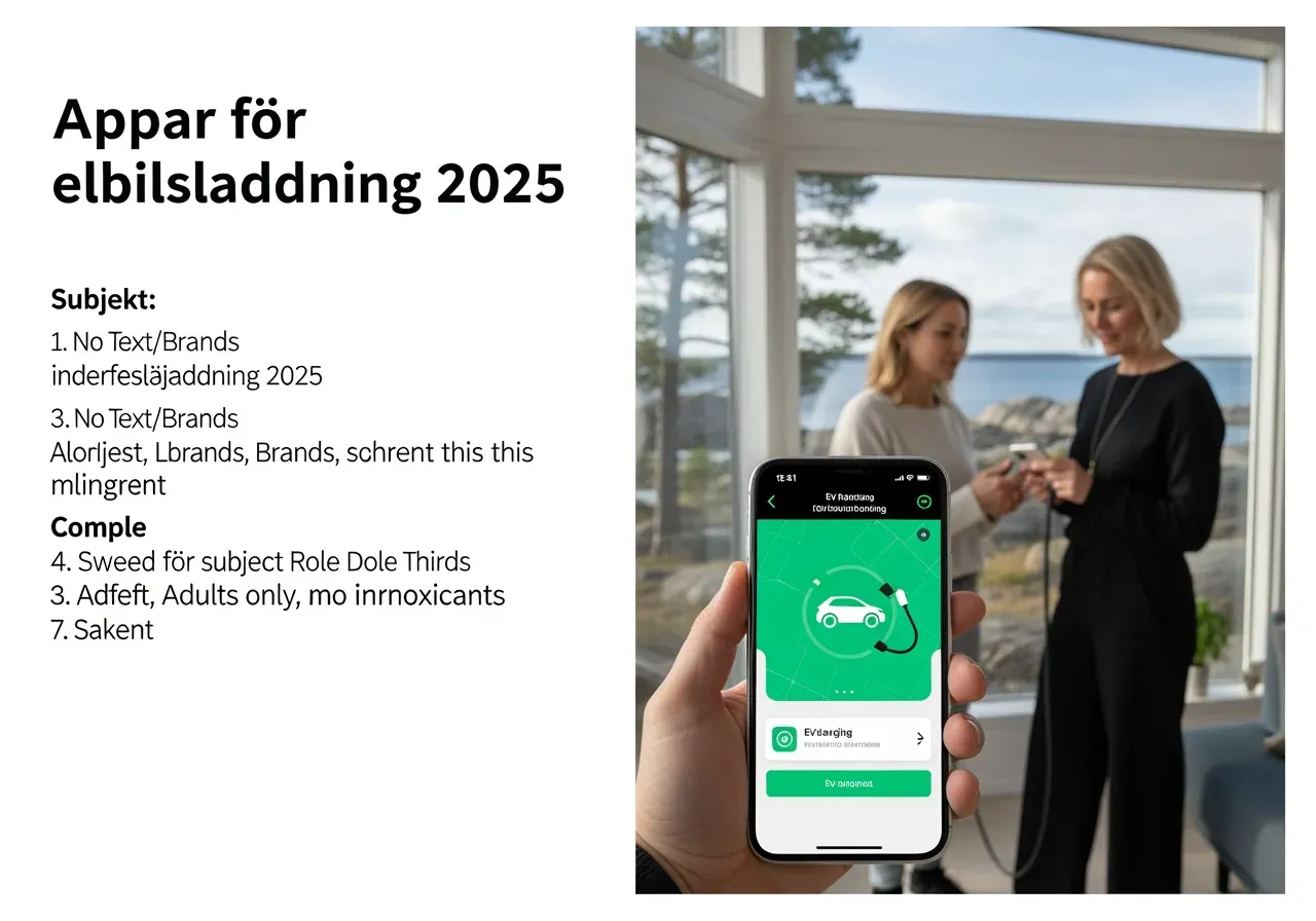 Appar för elbilsladdning 2025