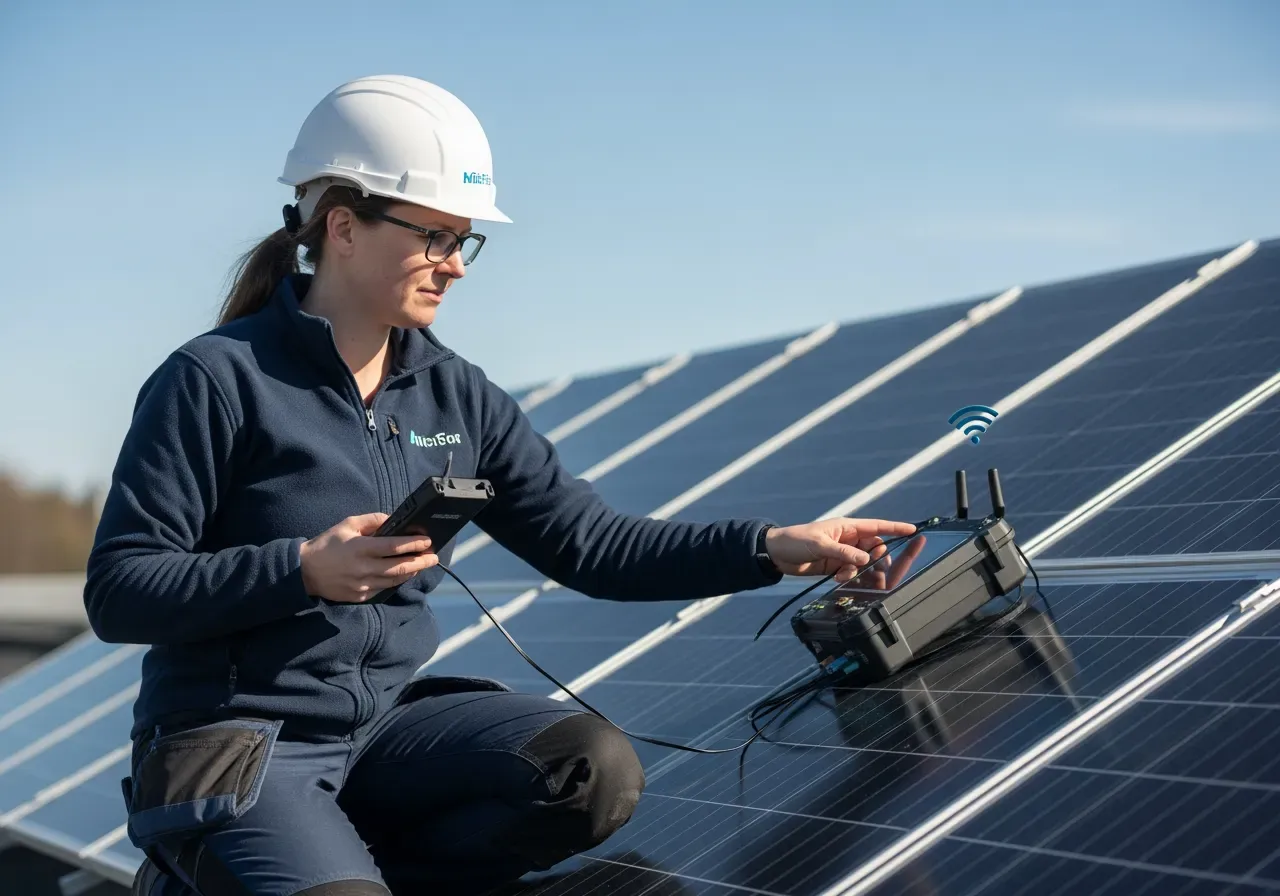 Felsökning av WiFi vid solceller